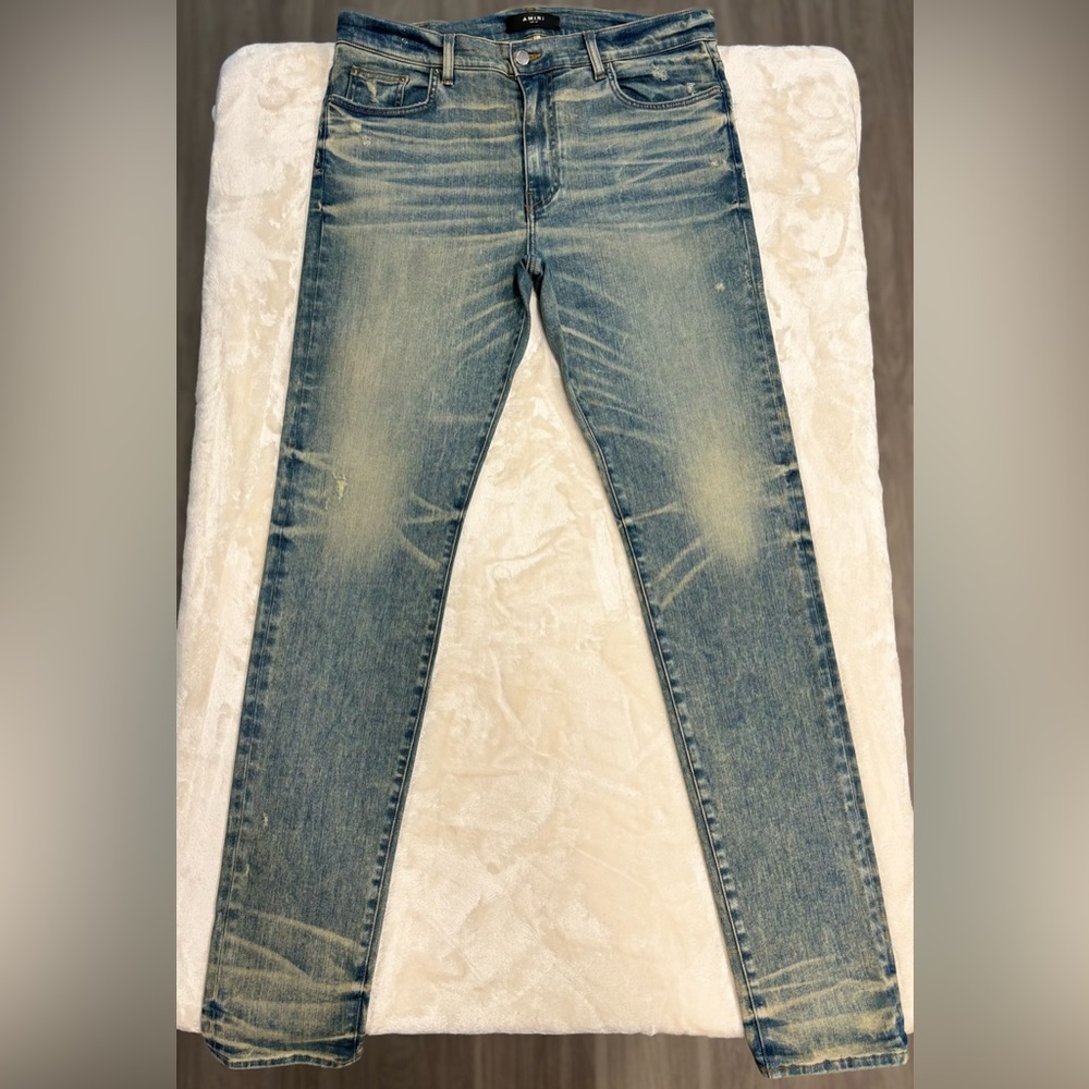 Men’s Indigo Amiri Jeans